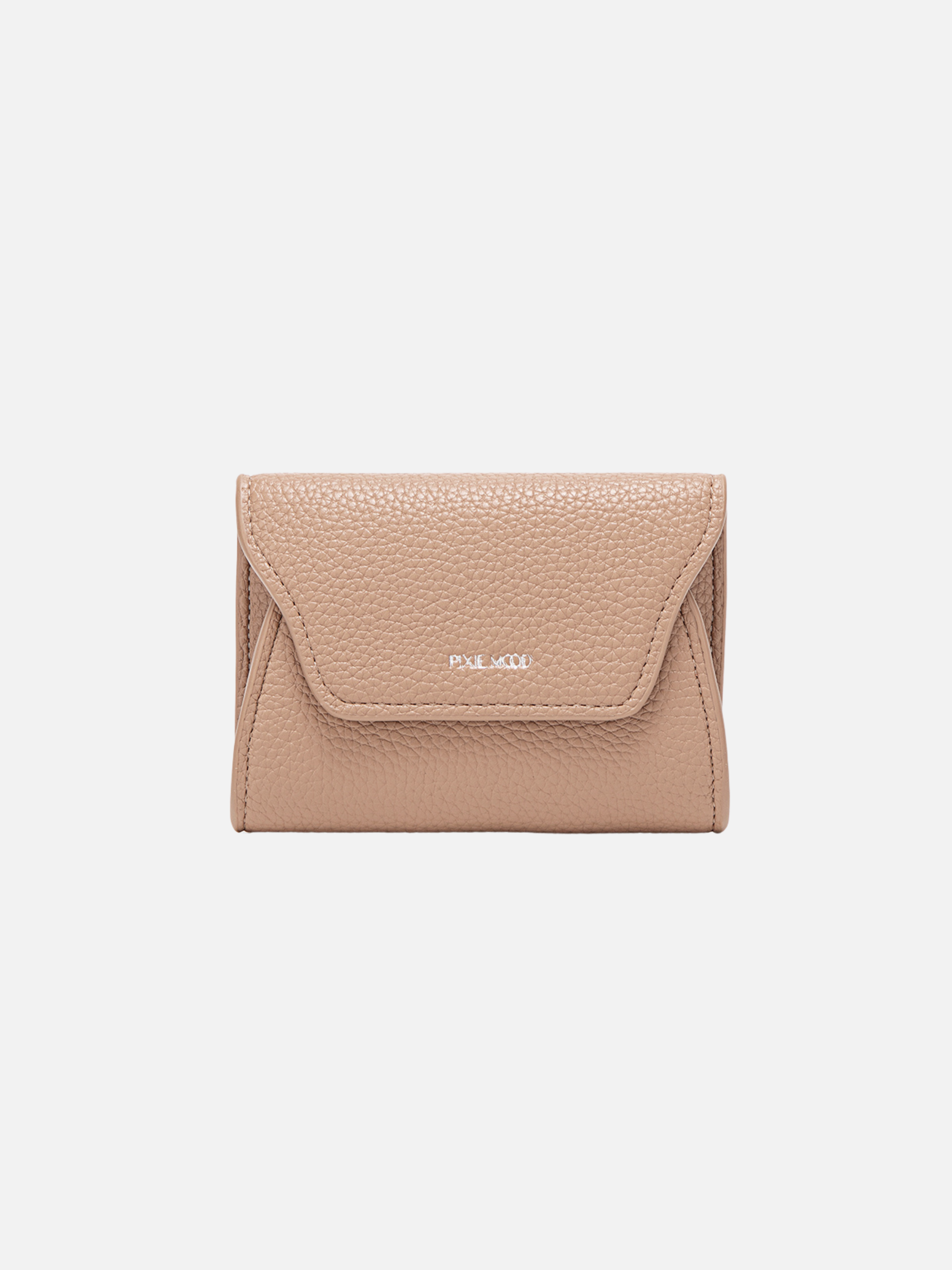 PIXIE MOOD-Mavis Mini Wallet-Latte Pebbled