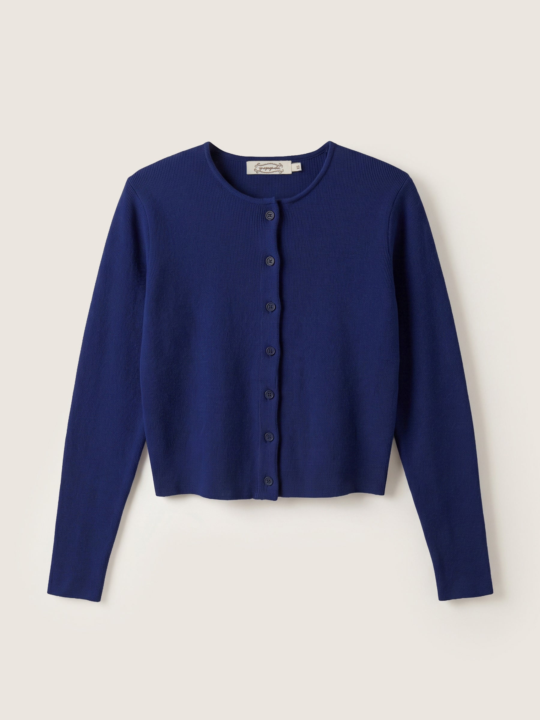 PROPAGANDA - Ace Cropped Cardigan - Navy