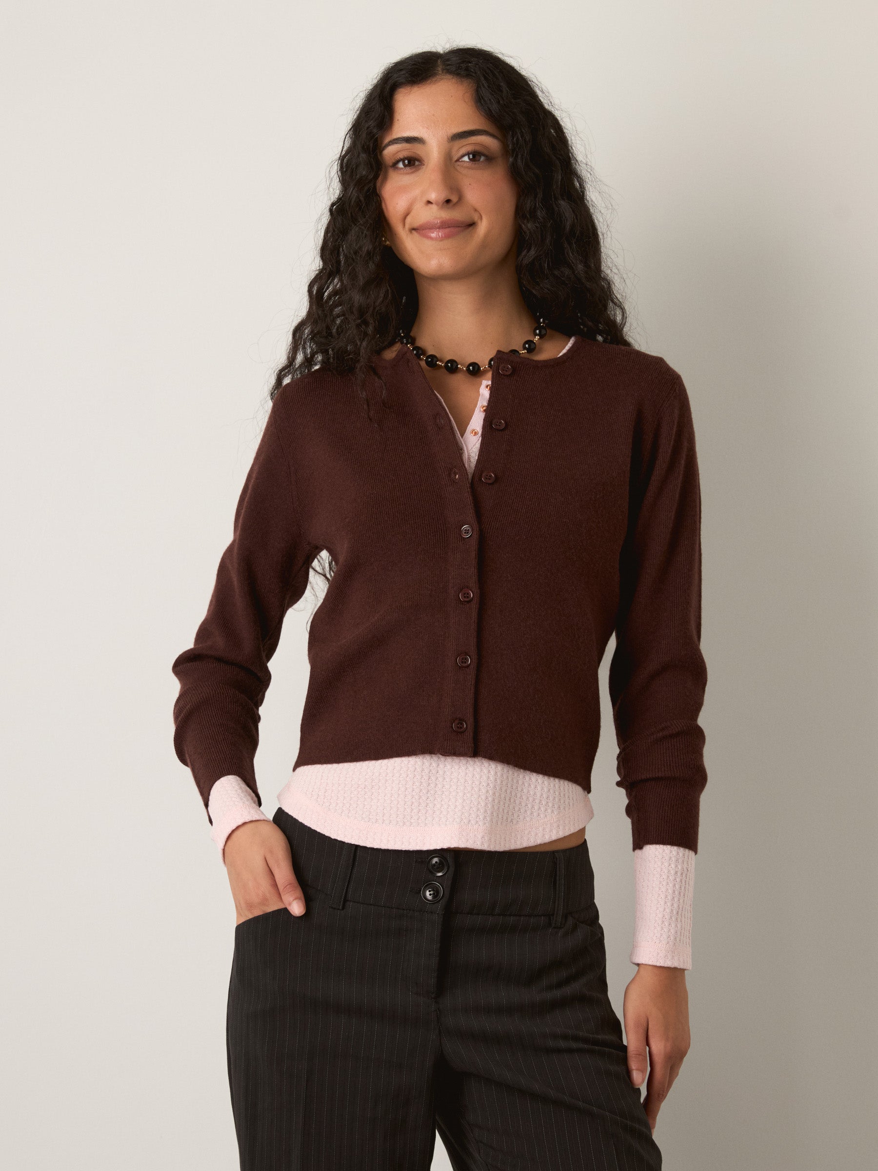 PROPAGANDA - Ace Cropped Cardigan - 
