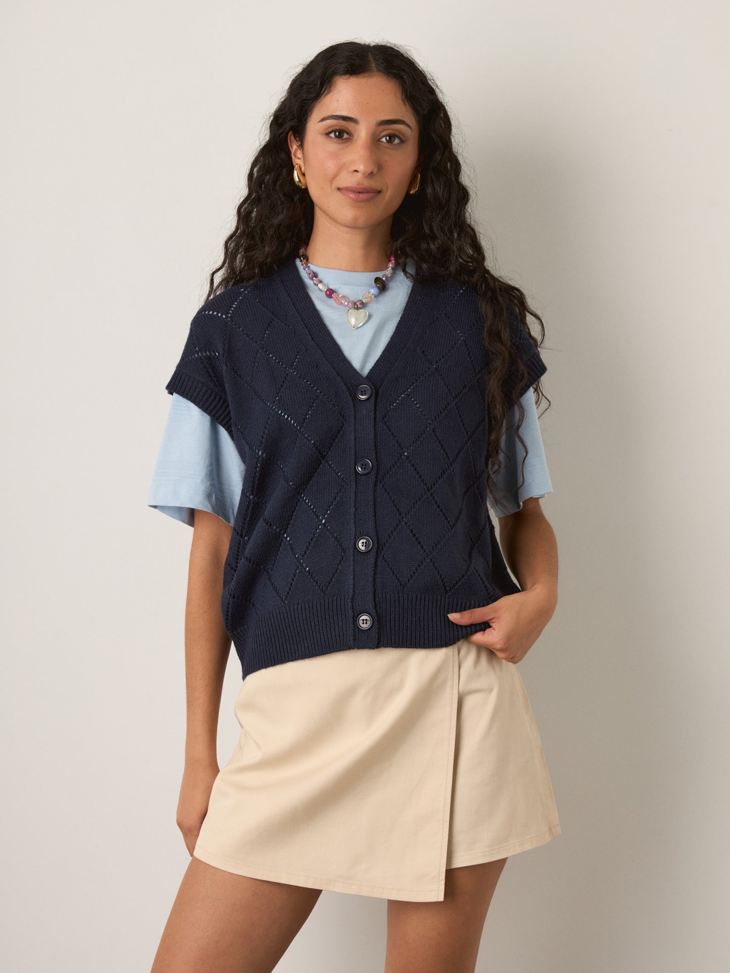 PROPAGANDA - Mazie Argyle Vest - 