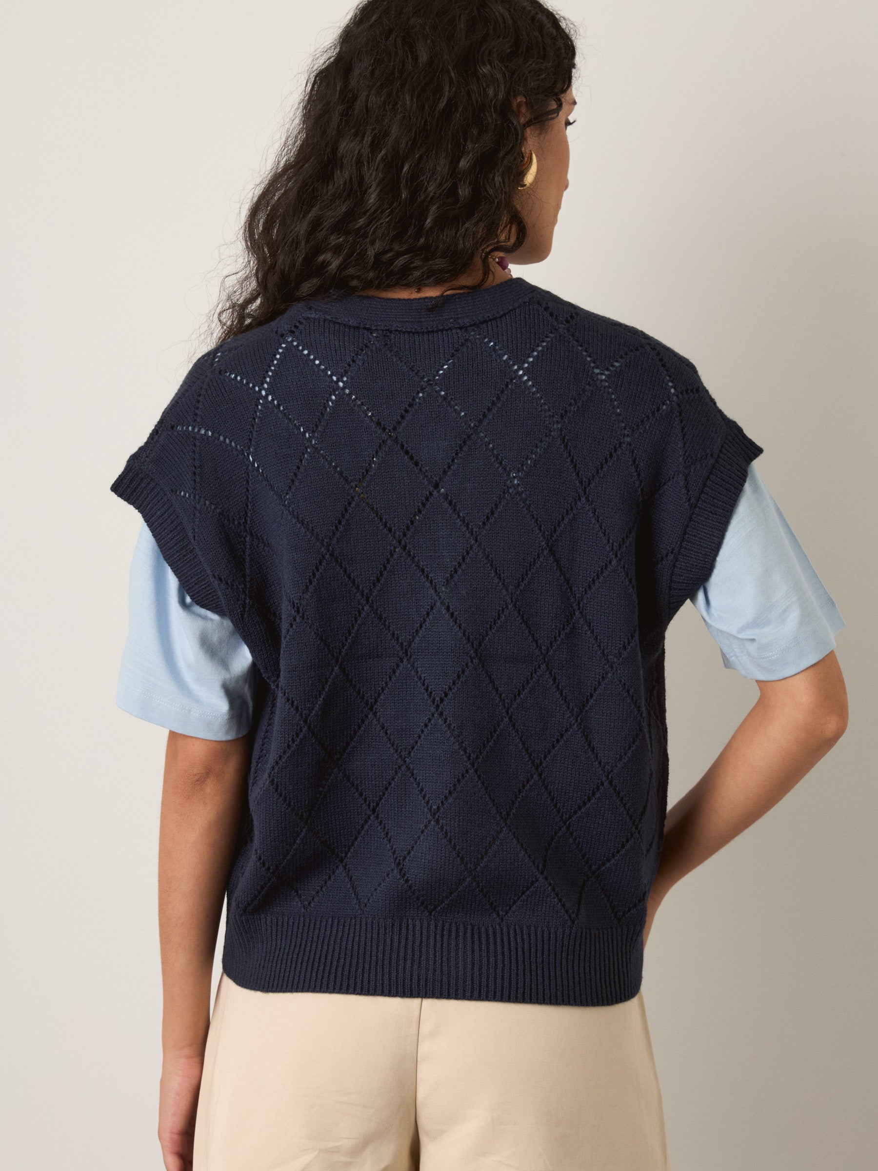 PROPAGANDA - Mazie Argyle Vest - 