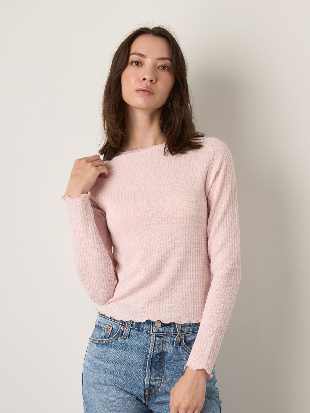 PROPAGANDA - Mindy Lettuce Edge Top - 
