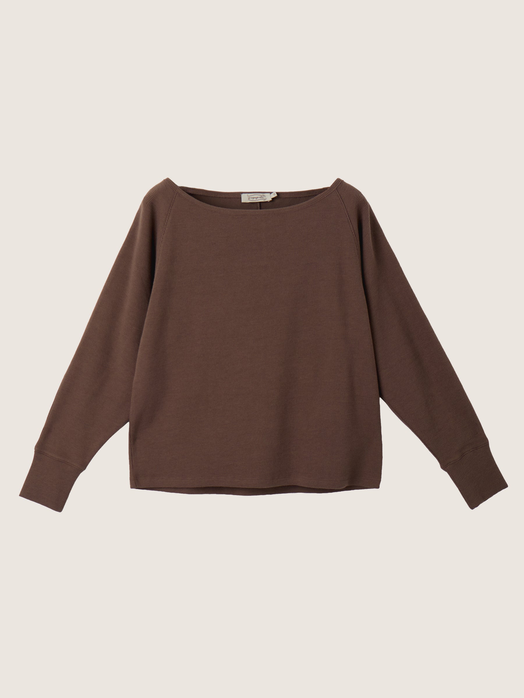 PROPAGANDA - Noa Thermal Relaxed Top - Dark Mink