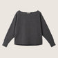 PROPAGANDA - Noa Thermal Relaxed Top - Melange Coal