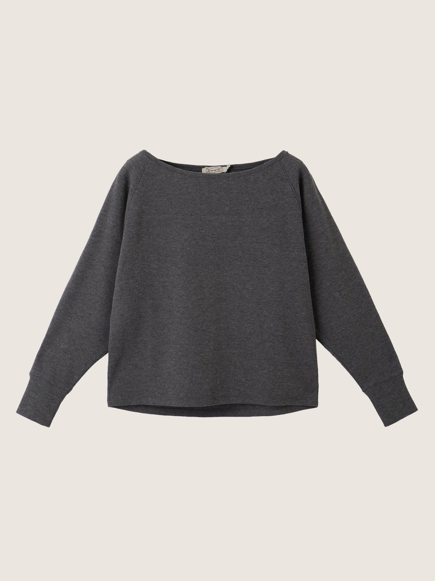 PROPAGANDA - Noa Thermal Relaxed Top - Melange Coal