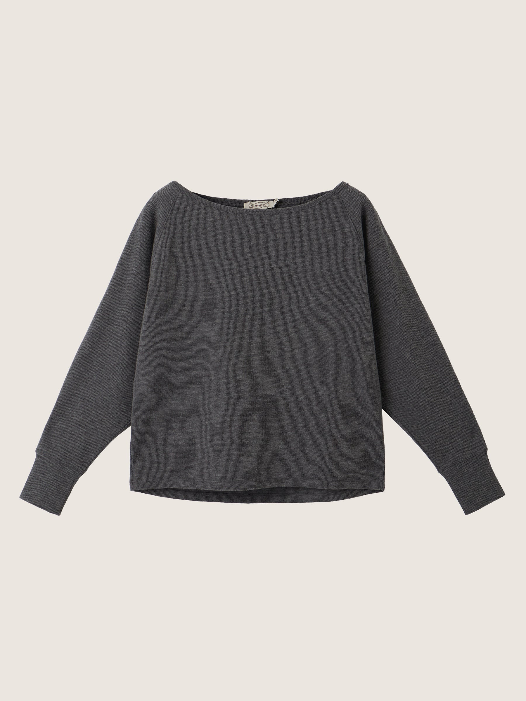 PROPAGANDA - Noa Thermal Relaxed Top - Melange Coal