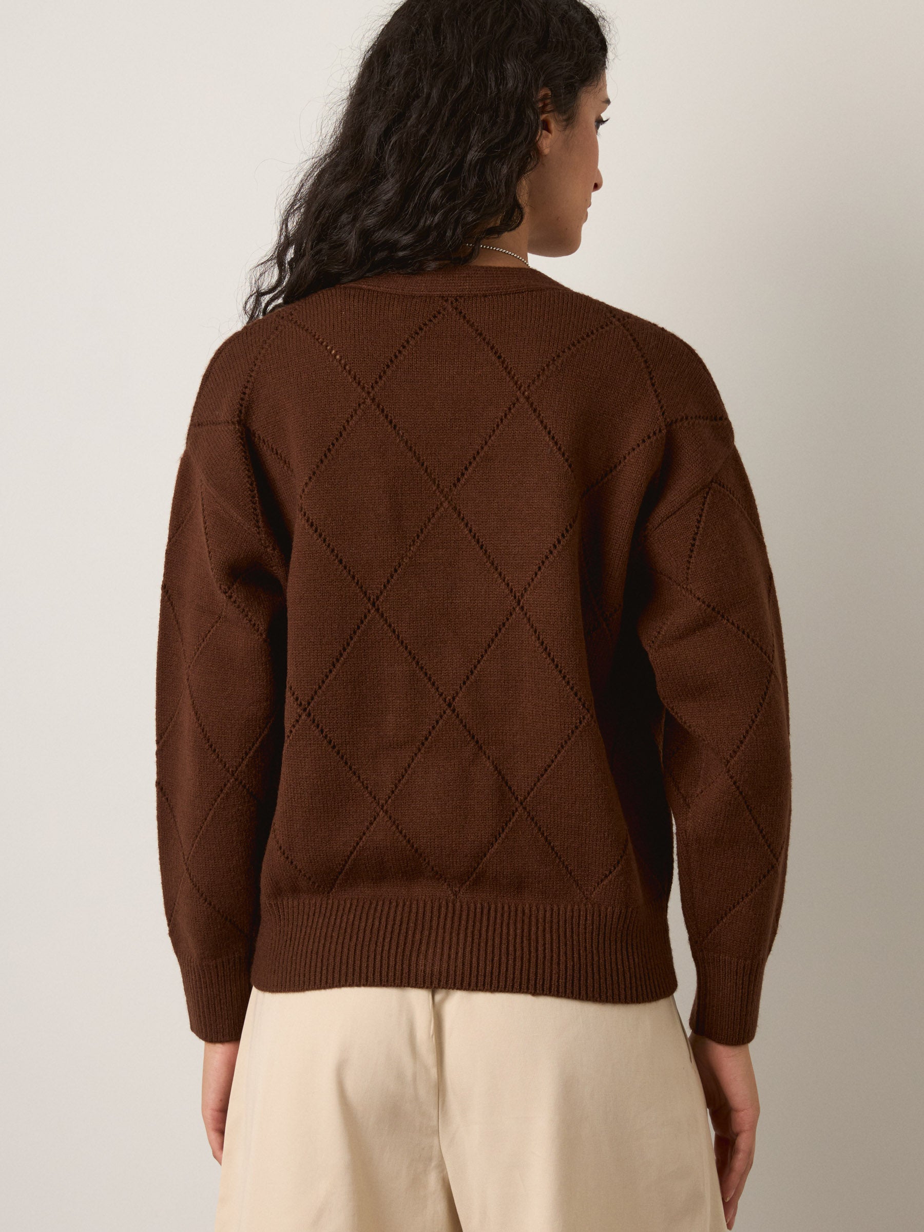 PROPAGANDA - Walden Argyle Cardigan - 