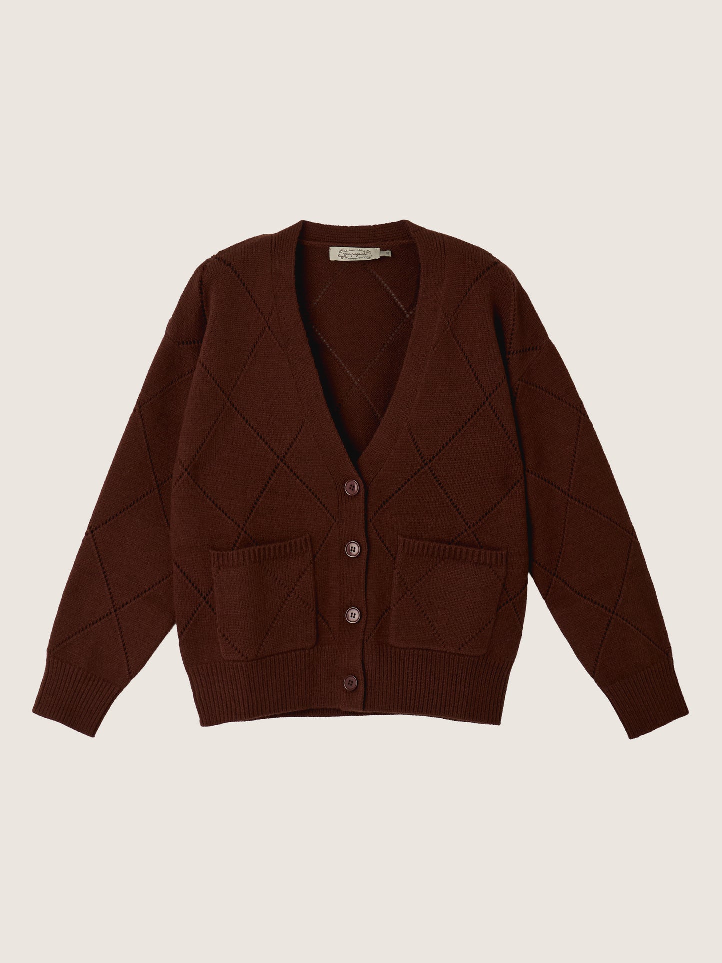 PROPAGANDA - Walden Argyle Cardigan - 