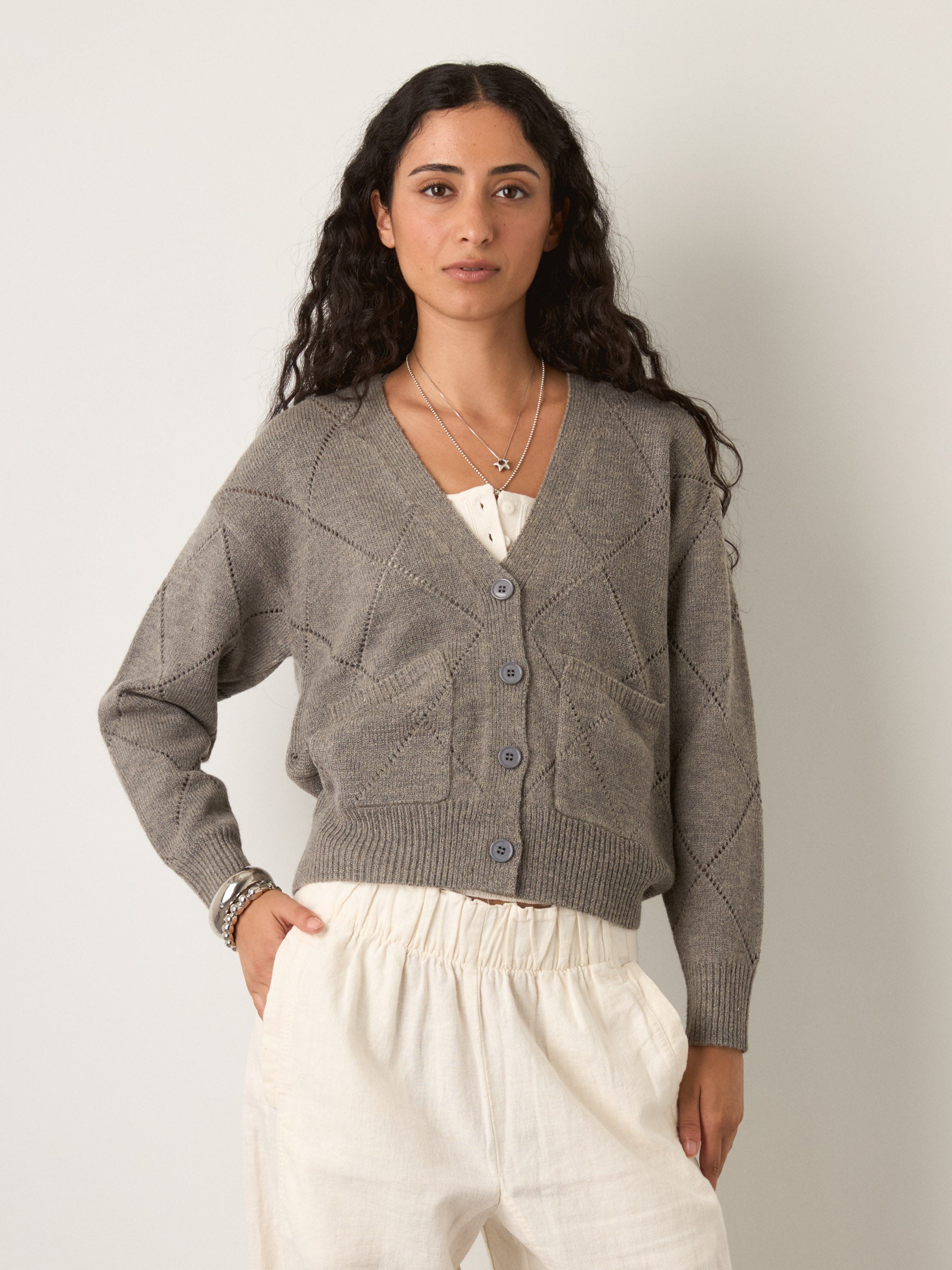 PROPAGANDA - Walden Argyle Cardigan - 