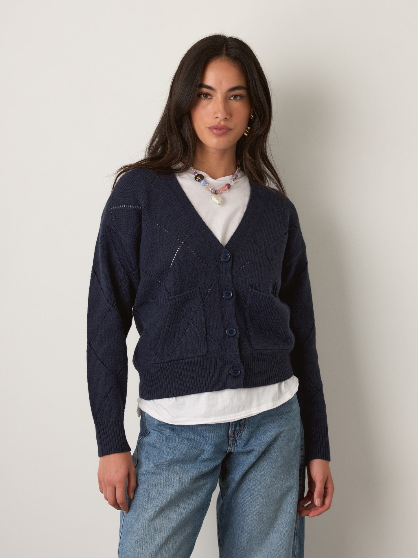 PROPAGANDA - Walden Argyle Cardigan - 