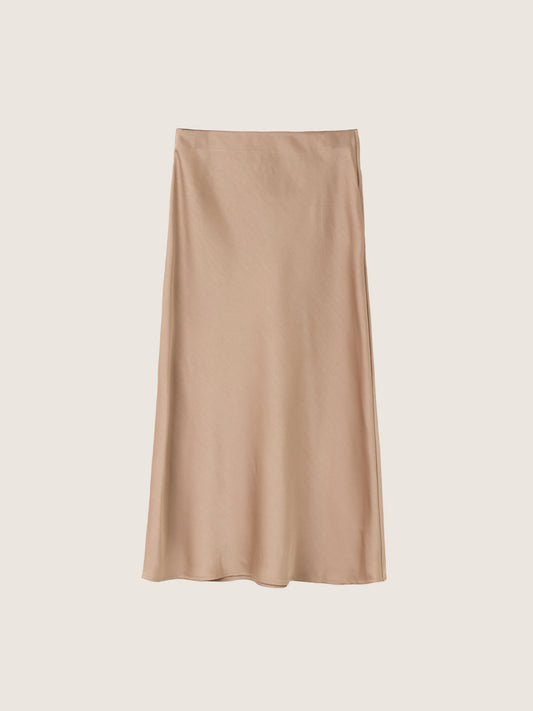 RD STYLE - Alicent Satin Skirt - Taupe