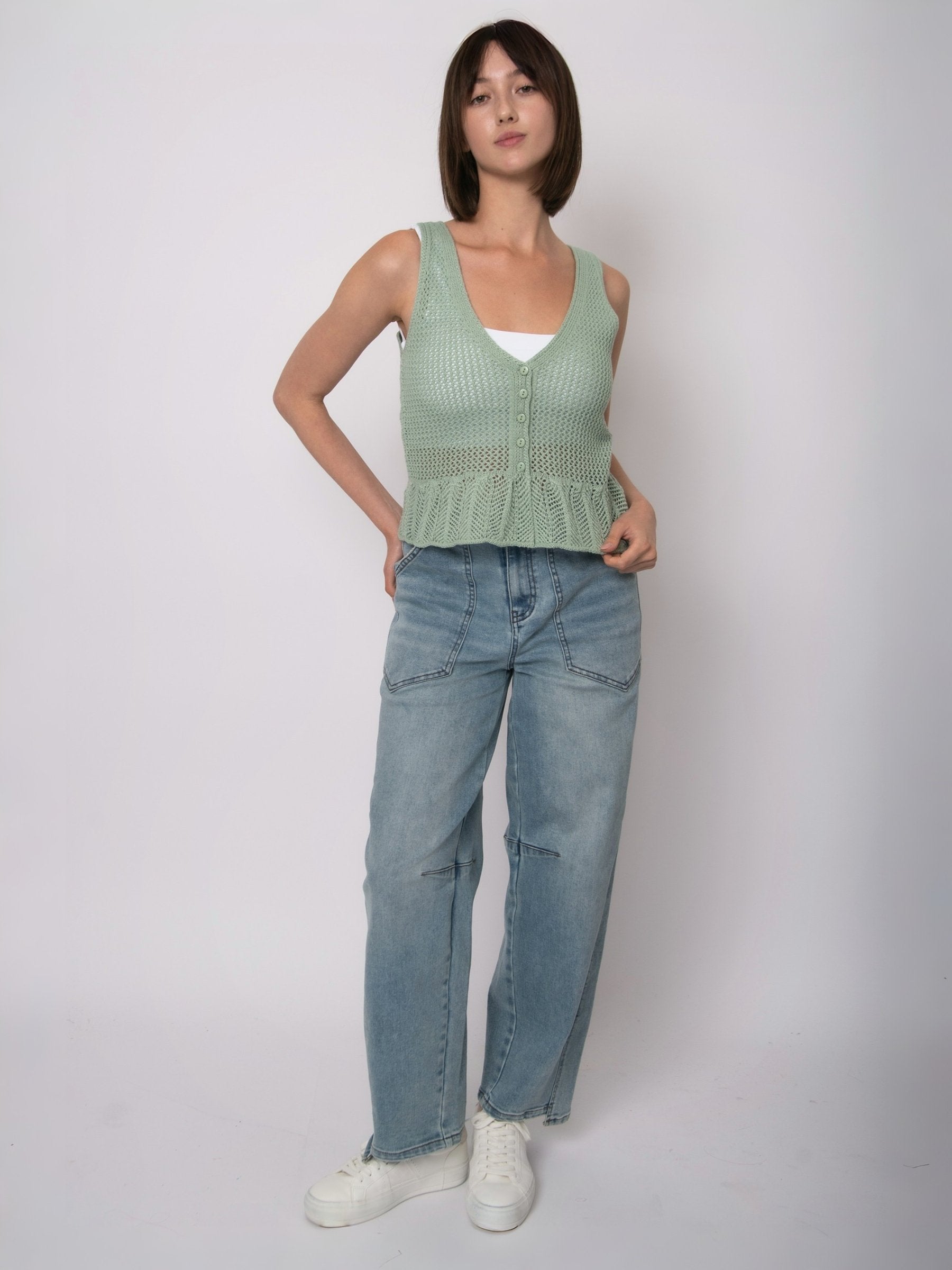 RD STYLE - Malena Buttoned Vest - 