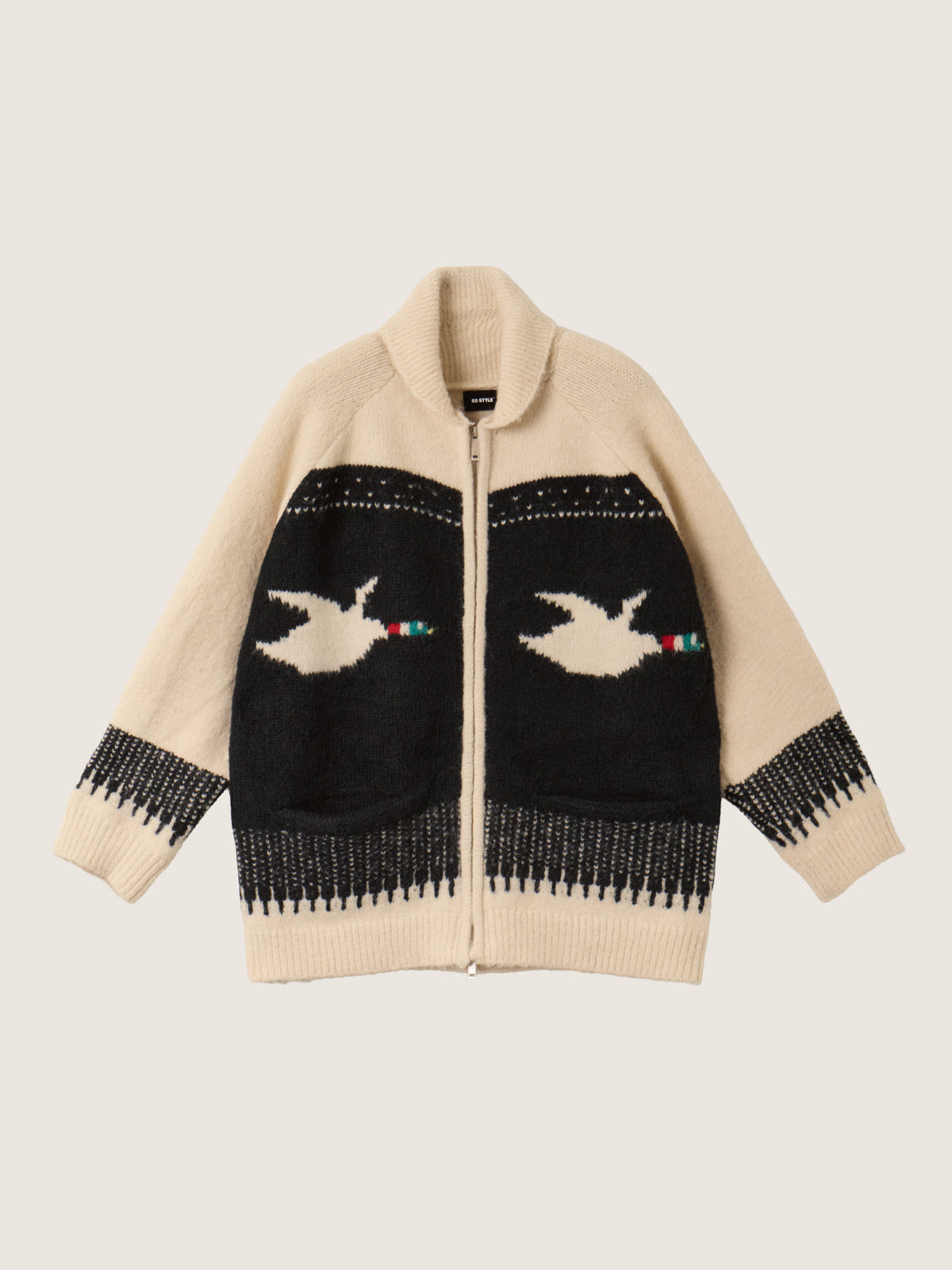 RD STYLE - Taji Shawl Neck Cardigan - 