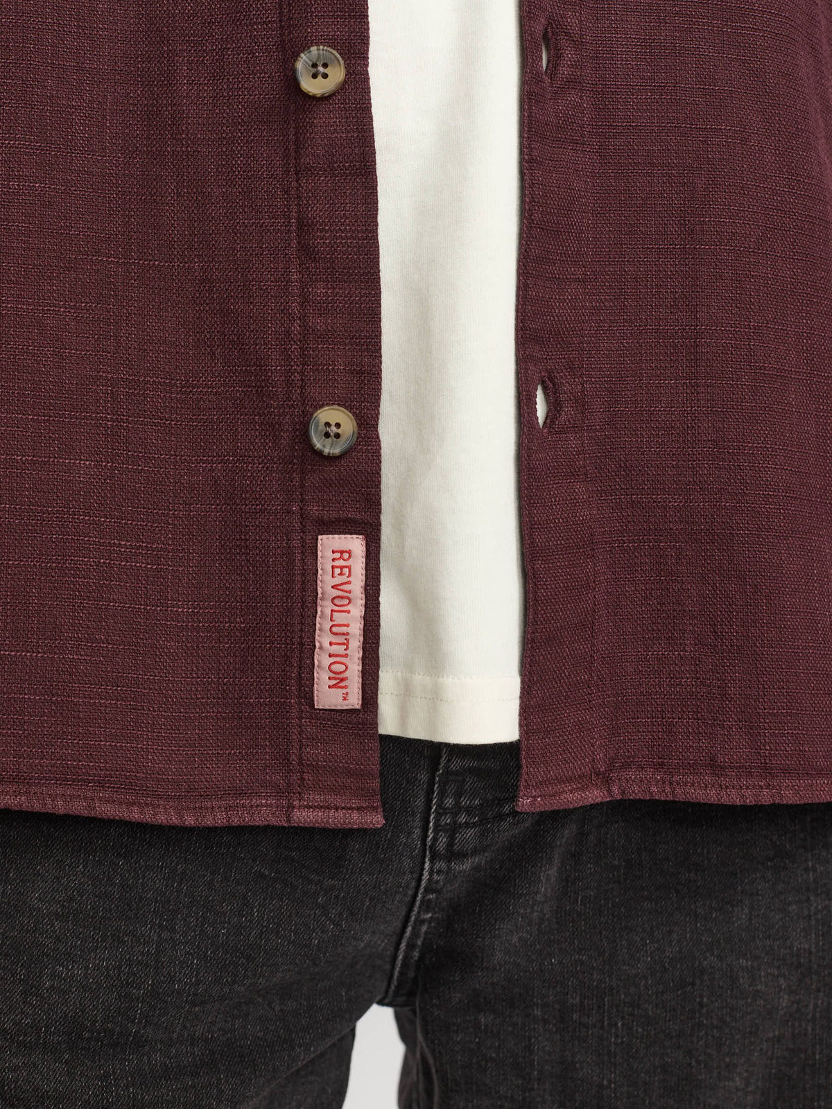 REVOLUTION - Casual Organic Cotton Shirt - 