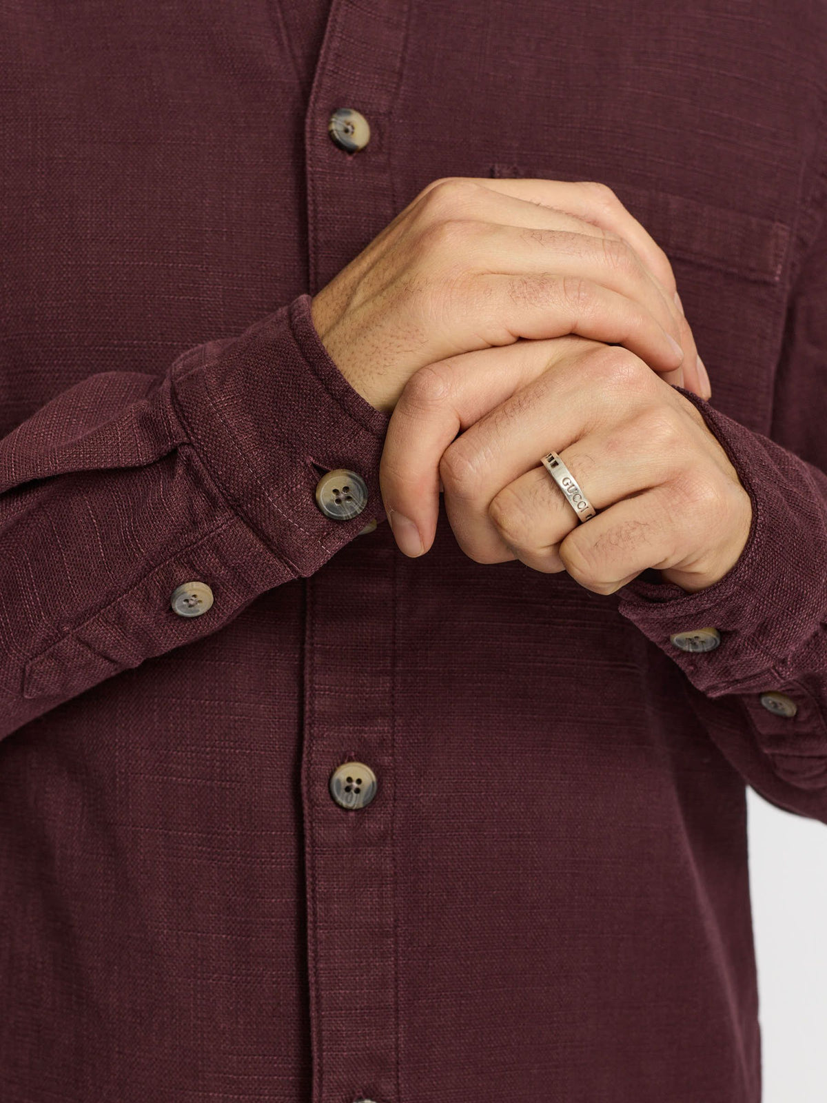 REVOLUTION - Casual Organic Cotton Shirt - 