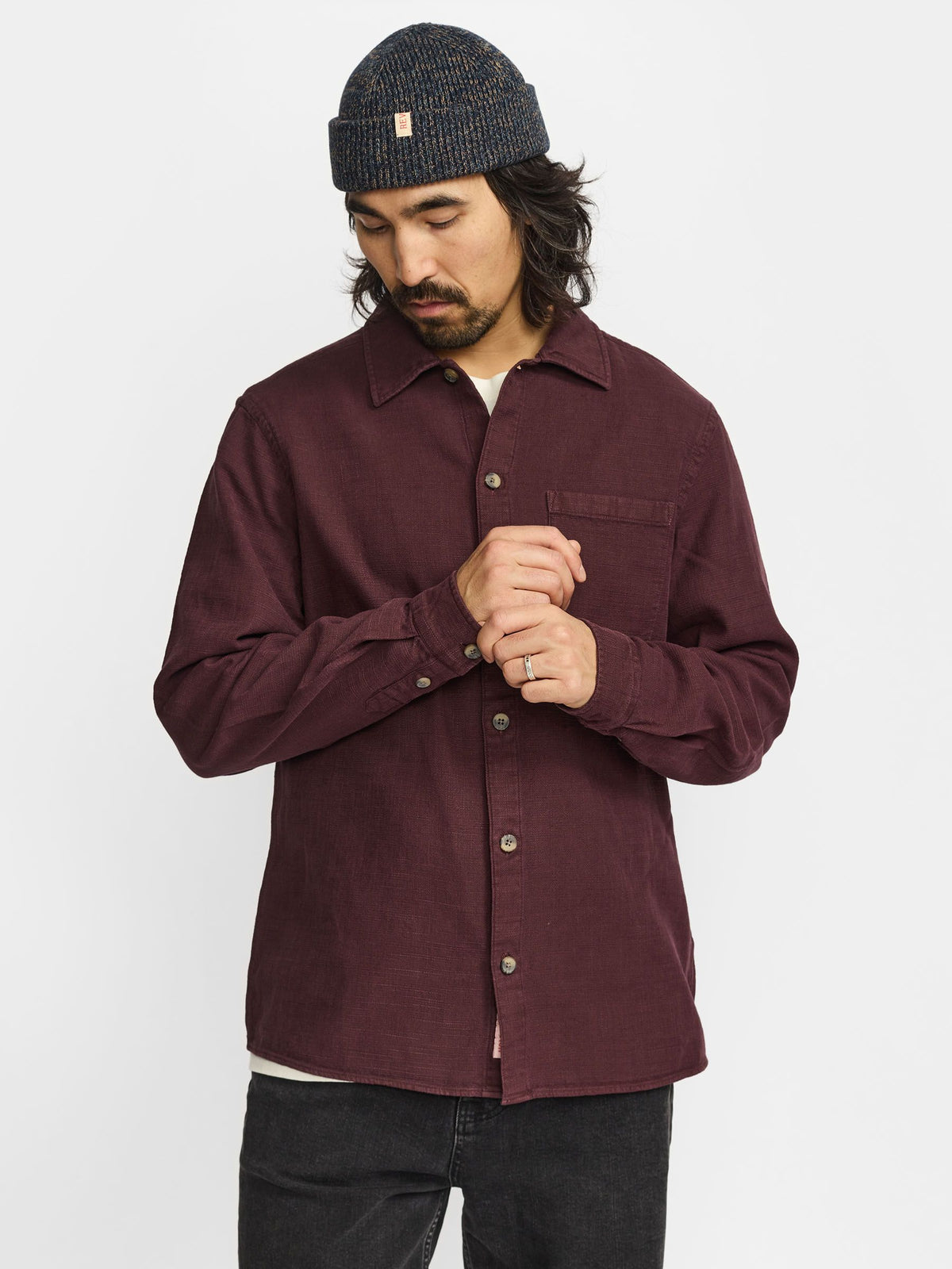 REVOLUTION - Casual Organic Cotton Shirt - 