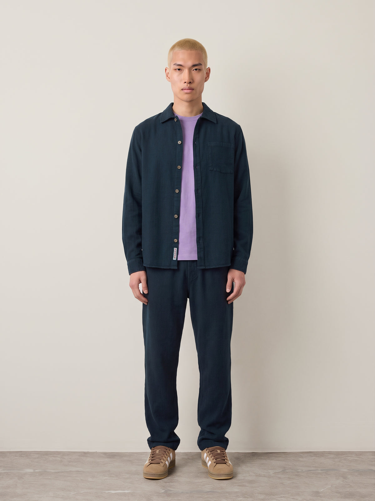 REVOLUTION - Casual Organic Cotton Shirt - 
