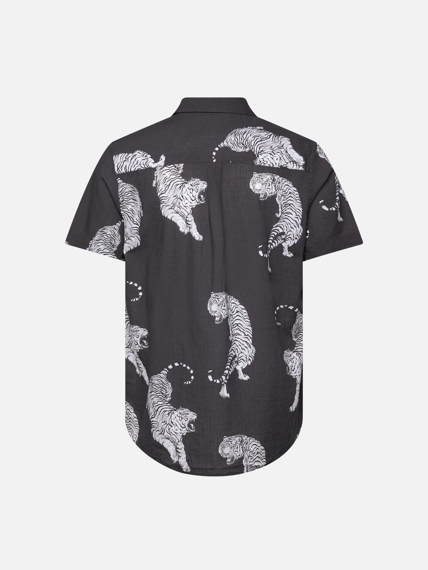 Tiger Short Sleeve Cuban Shirt