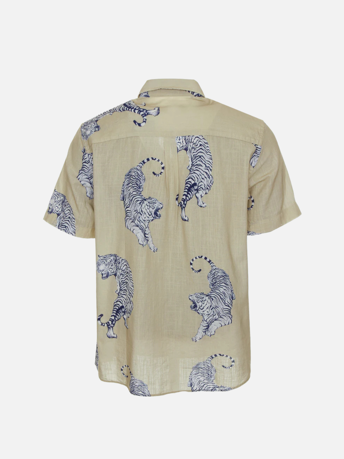 Tiger Short Sleeve Cuban Shirt