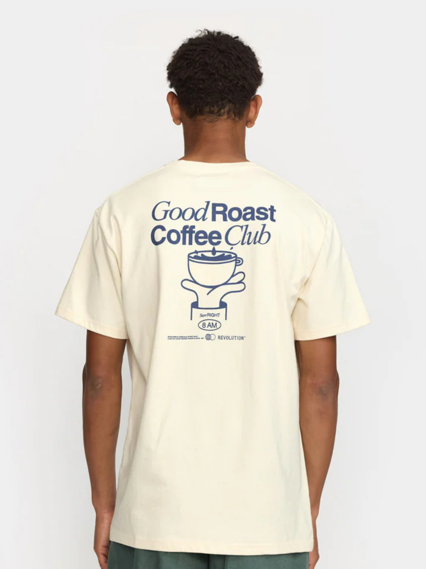 REVOLUTION-Good Roast T-Shirt-Off White