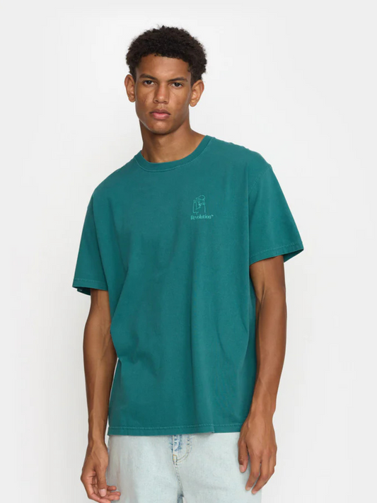 REVOLUTION-I'll Walk T-Shirt-Petrol
