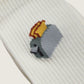 REVOLUTION - Jacquard Toast Crew Socks - 