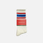 REVOLUTION - Jacquard Stripe Crew Socks - 