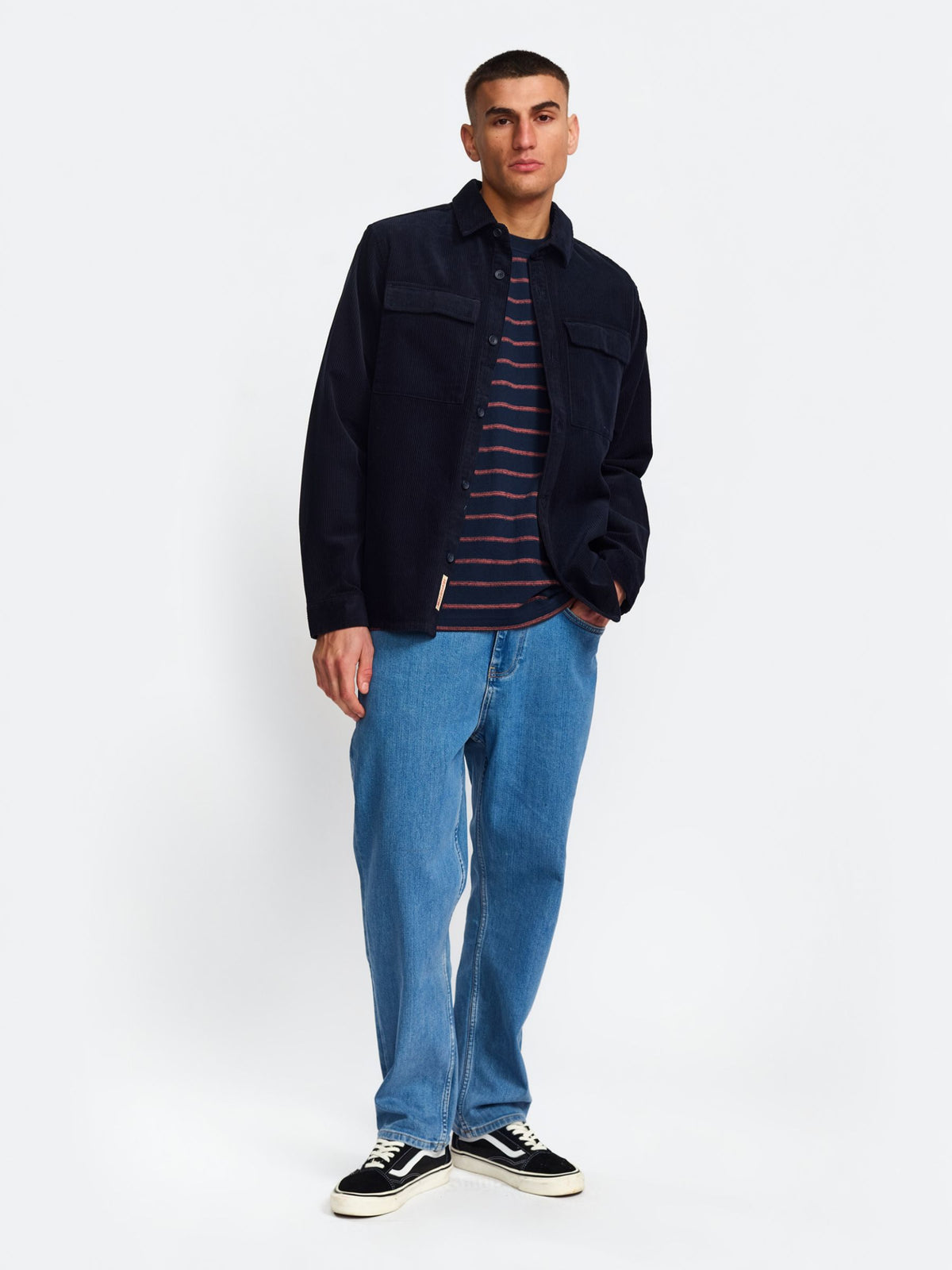 REVOLUTION - Utility Shirt - Navy