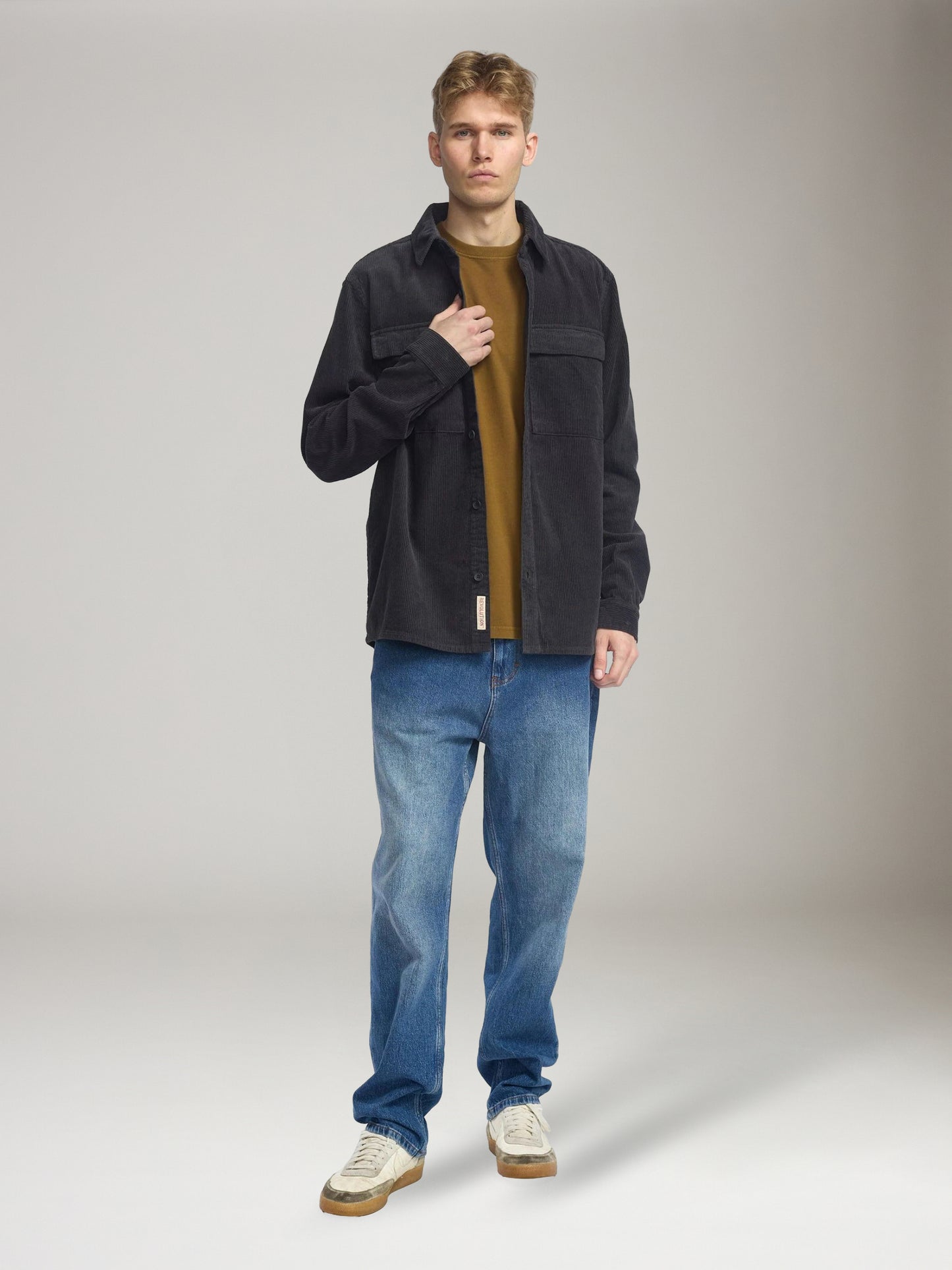 REVOLUTION - Utility Overshirt - Dark Grey