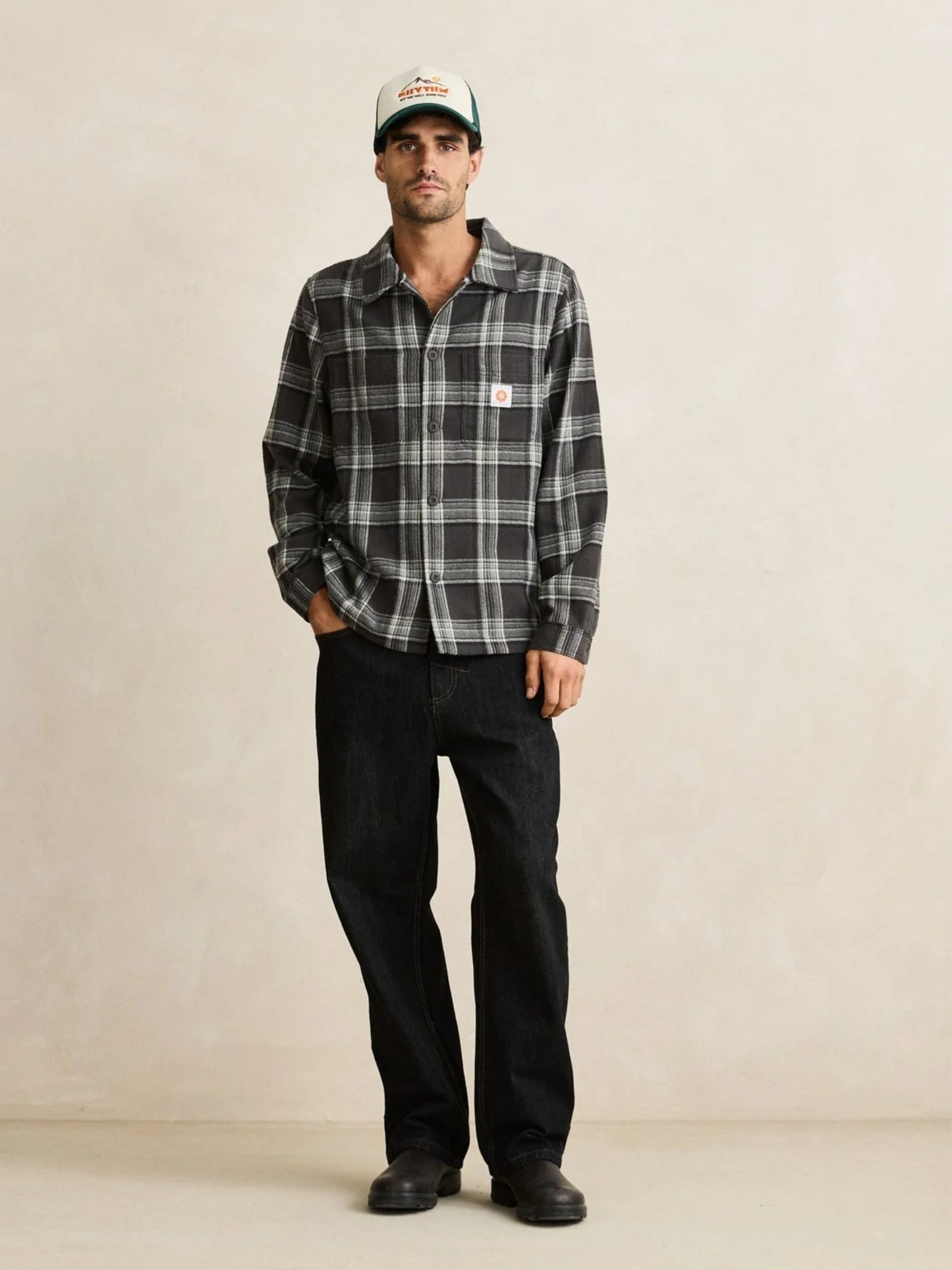 RHYTHM - Alex Check Longsleeve Shirt - 