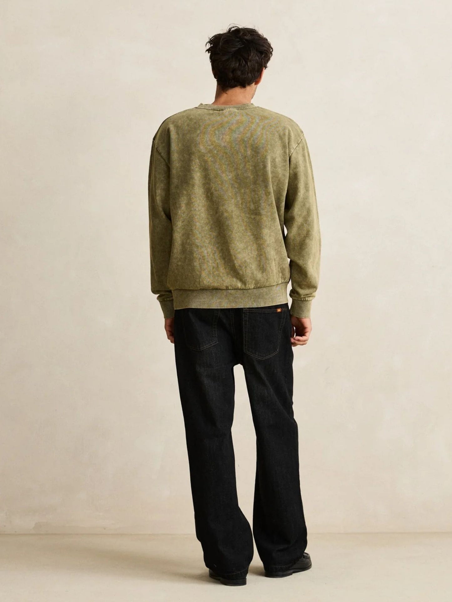 RHYTHM - Drifter Salt Wash Crewneck Sweatshirt - 