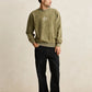 RHYTHM - Drifter Salt Wash Crewneck Sweatshirt - 