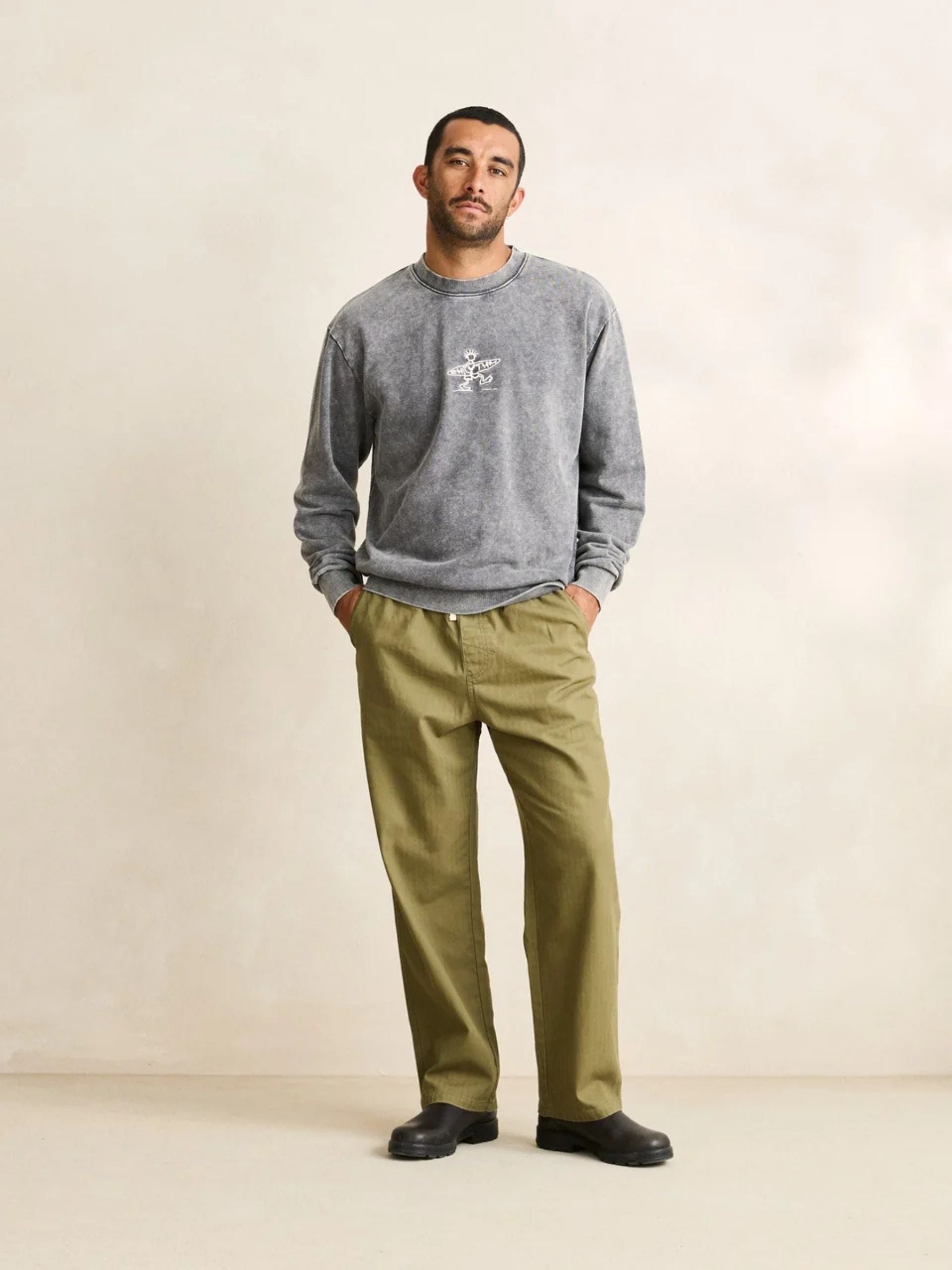 RHYTHM - Essential Herringbone Jam Pants - 