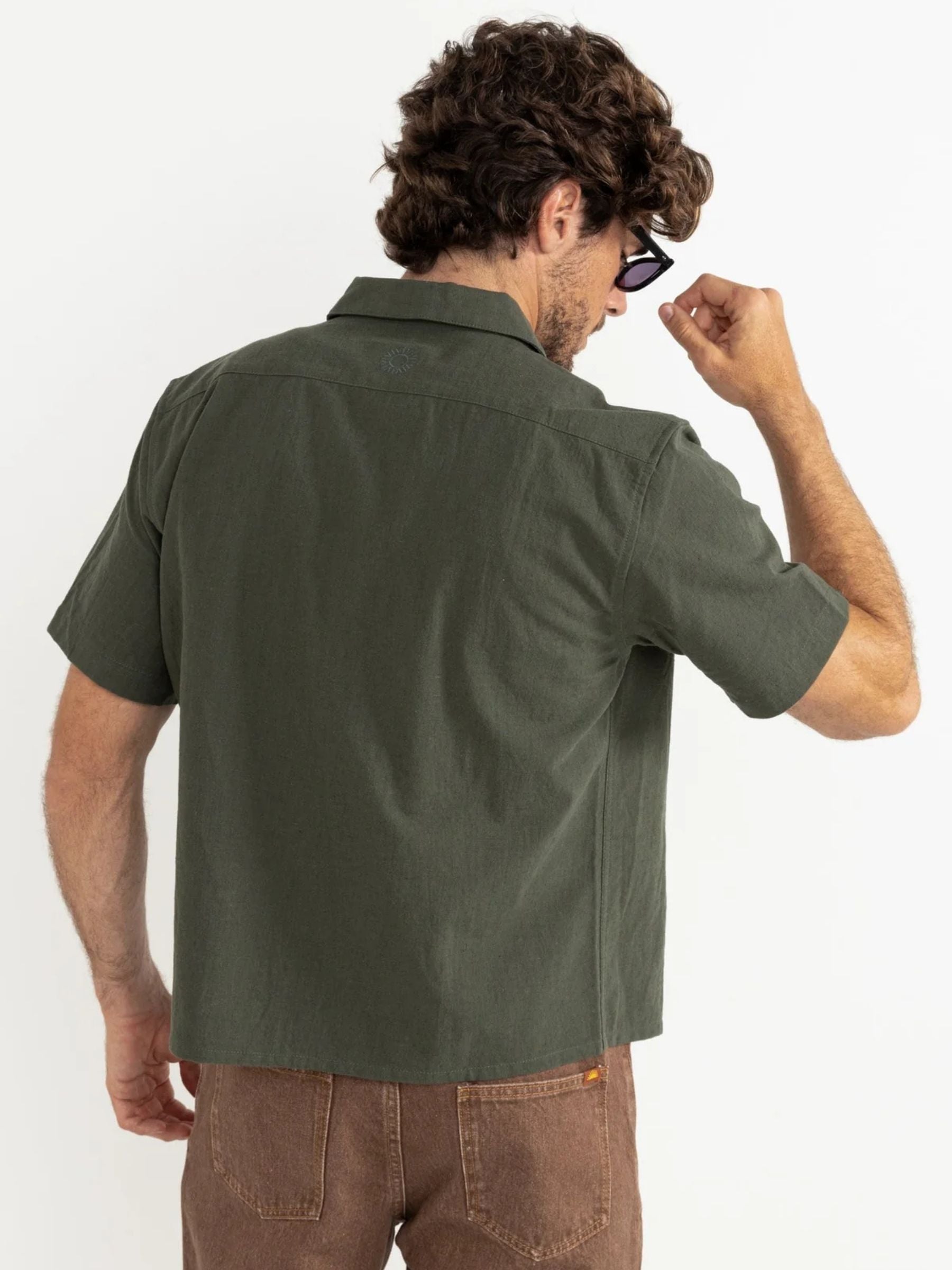 RHYTHM - Grange Crop Shortsleeve Shirt - 
