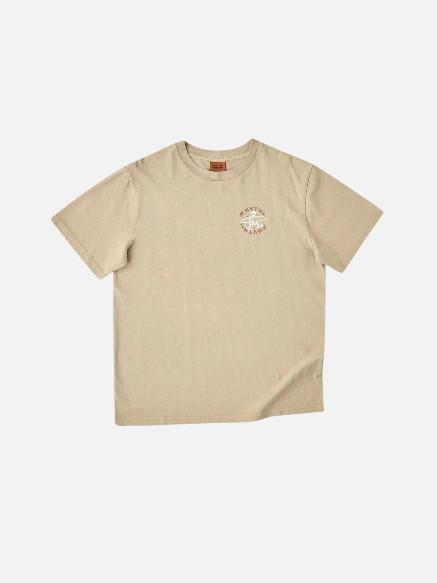 RHYTHM - Jaunt Vintage Shortsleeve T-Shirt - Macadamia
