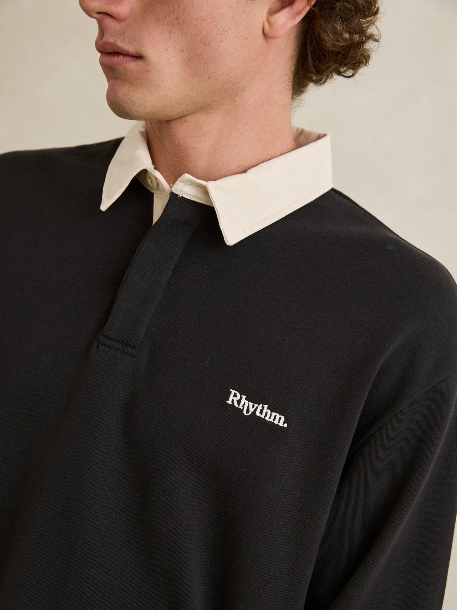 RHYTHM - Koa Vintage Rugby Polo Shirt - 