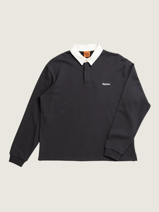 RHYTHM - Koa Vintage Rugby Polo Shirt - 