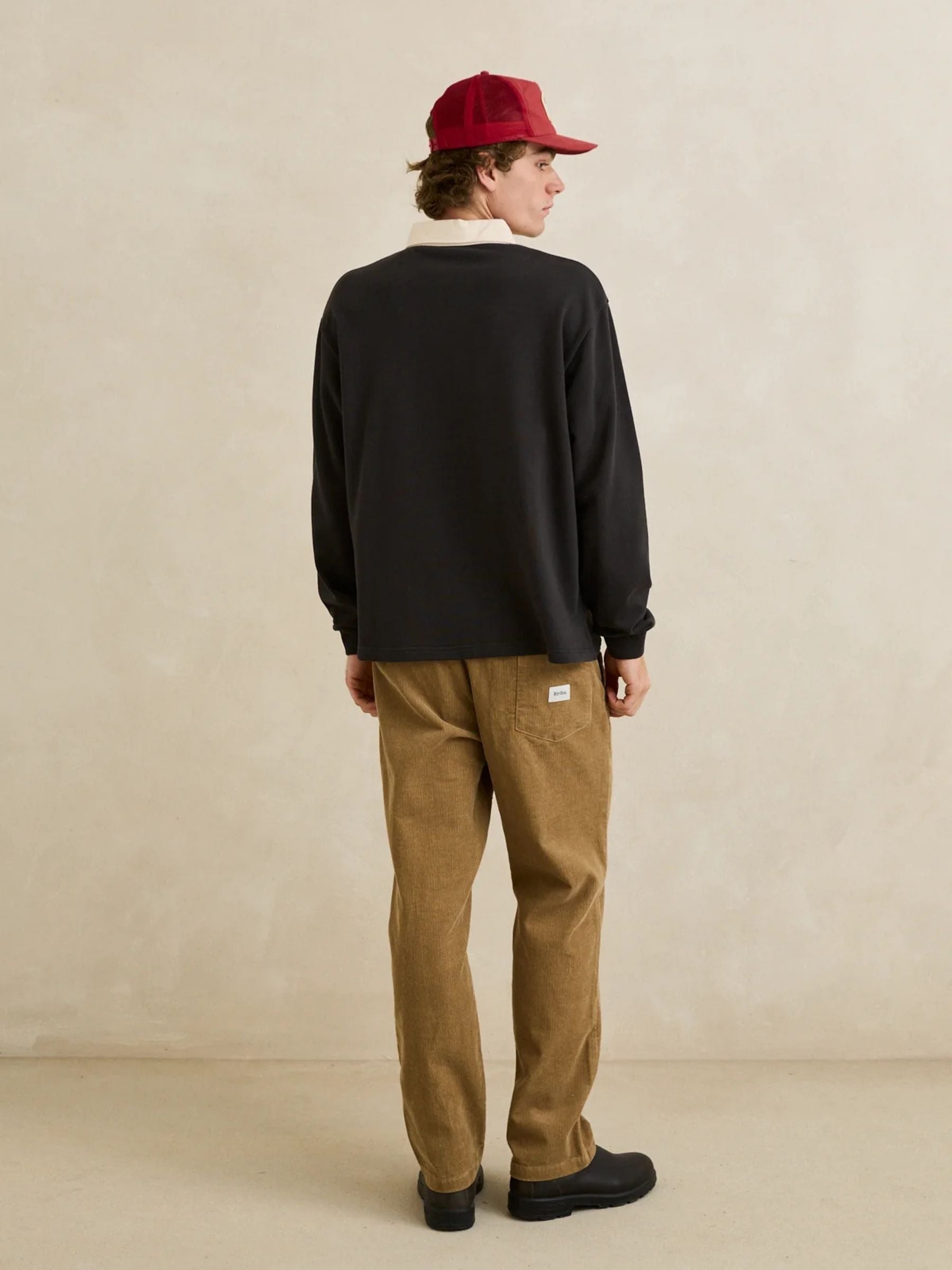 RHYTHM - Koa Vintage Rugby Polo Shirt - 