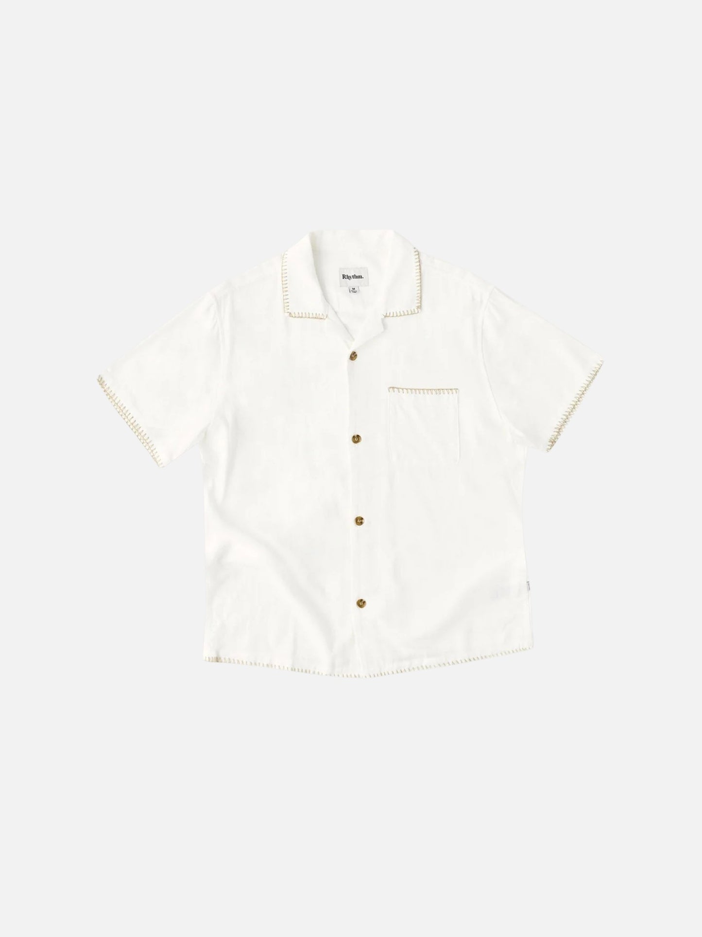 RHYTHM - Whip Stitch Shortsleeve Shirt - 