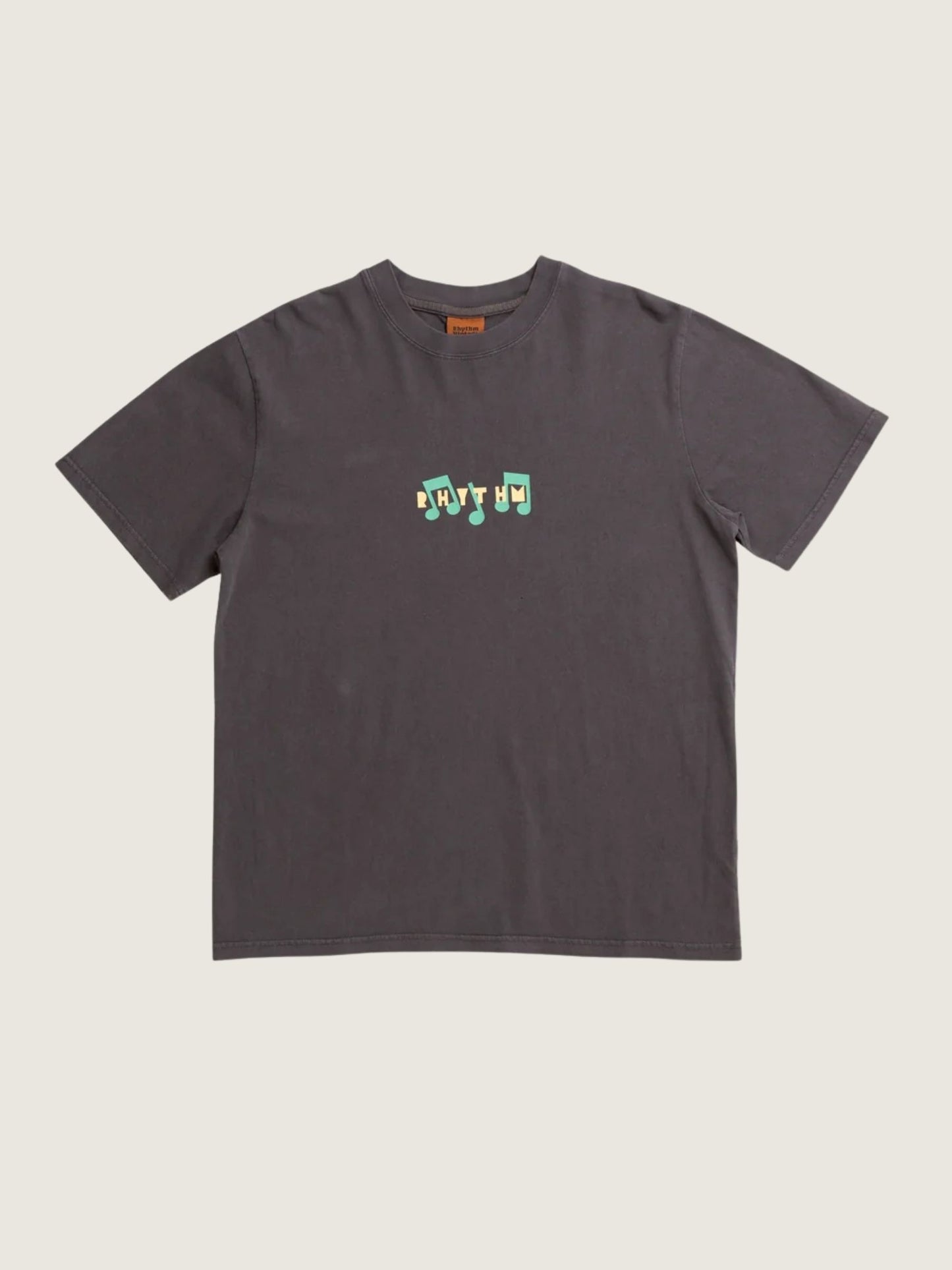 RHYTHM - Radio Sounds Vintage Shortsleeve T-Shirt - Vintage Black