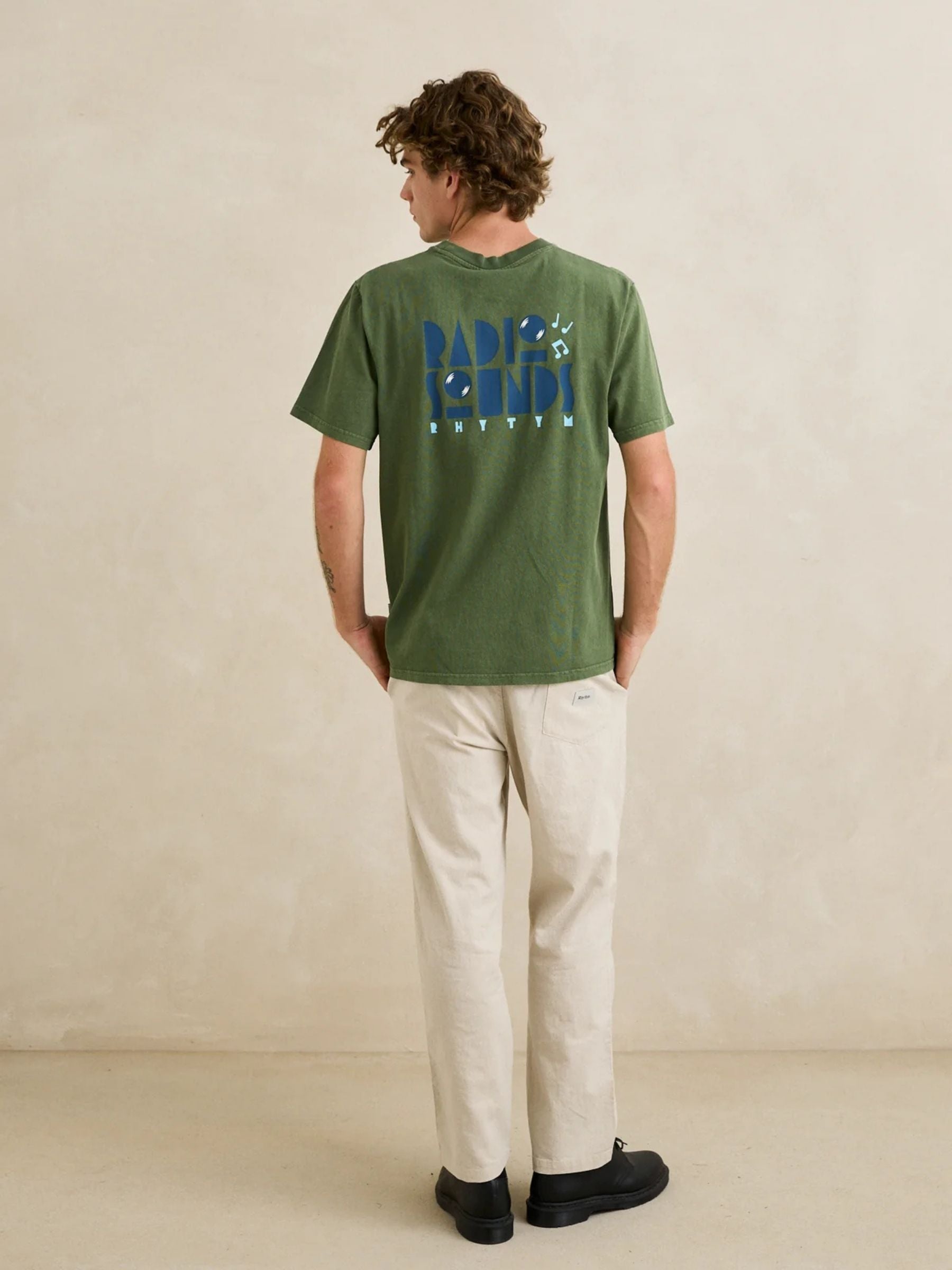 RHYTHM - Radio Sounds Vintage Shortsleeve T-Shirt - 