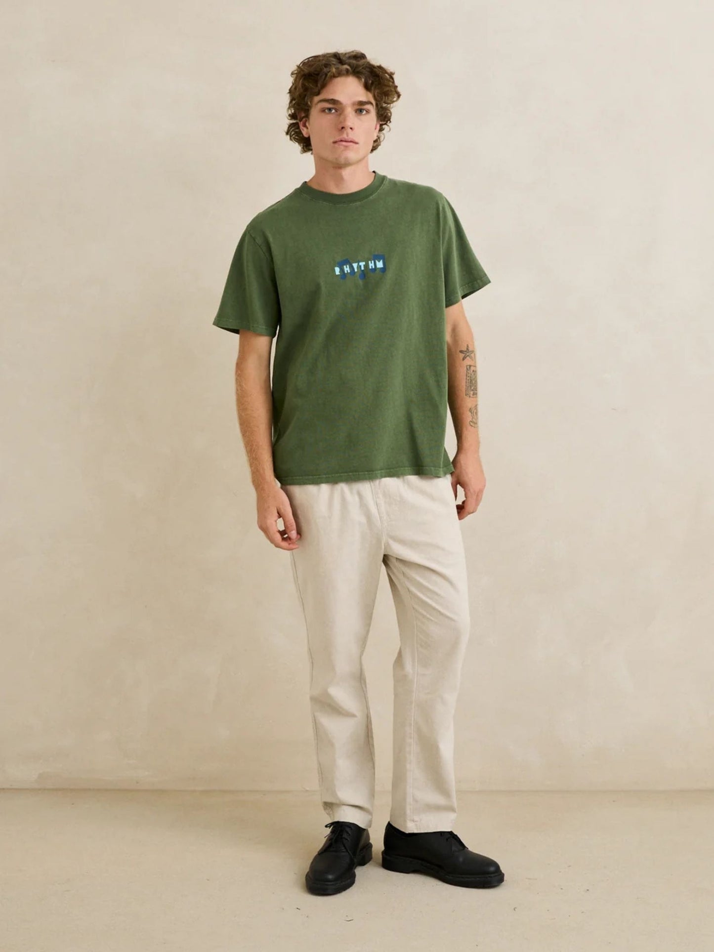 RHYTHM - Radio Sounds Vintage Shortsleeve T-Shirt - 