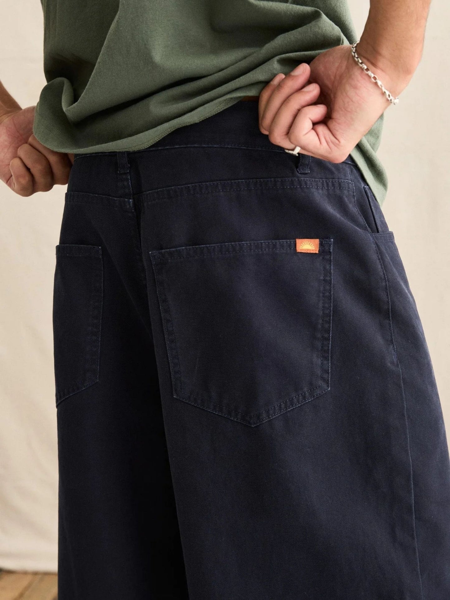 RHYTHM - Relaxed Washed Canvas Pants - 