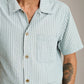 RHYTHM - Seersucker Stripe Shortsleeve Shirt - 