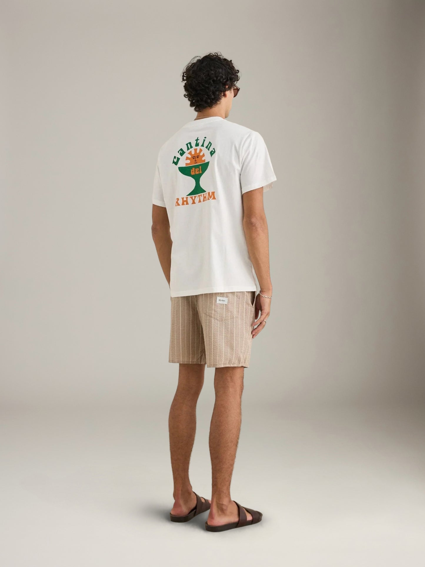 RHYTHM - Seersucker Stripe Jam Shorts - 