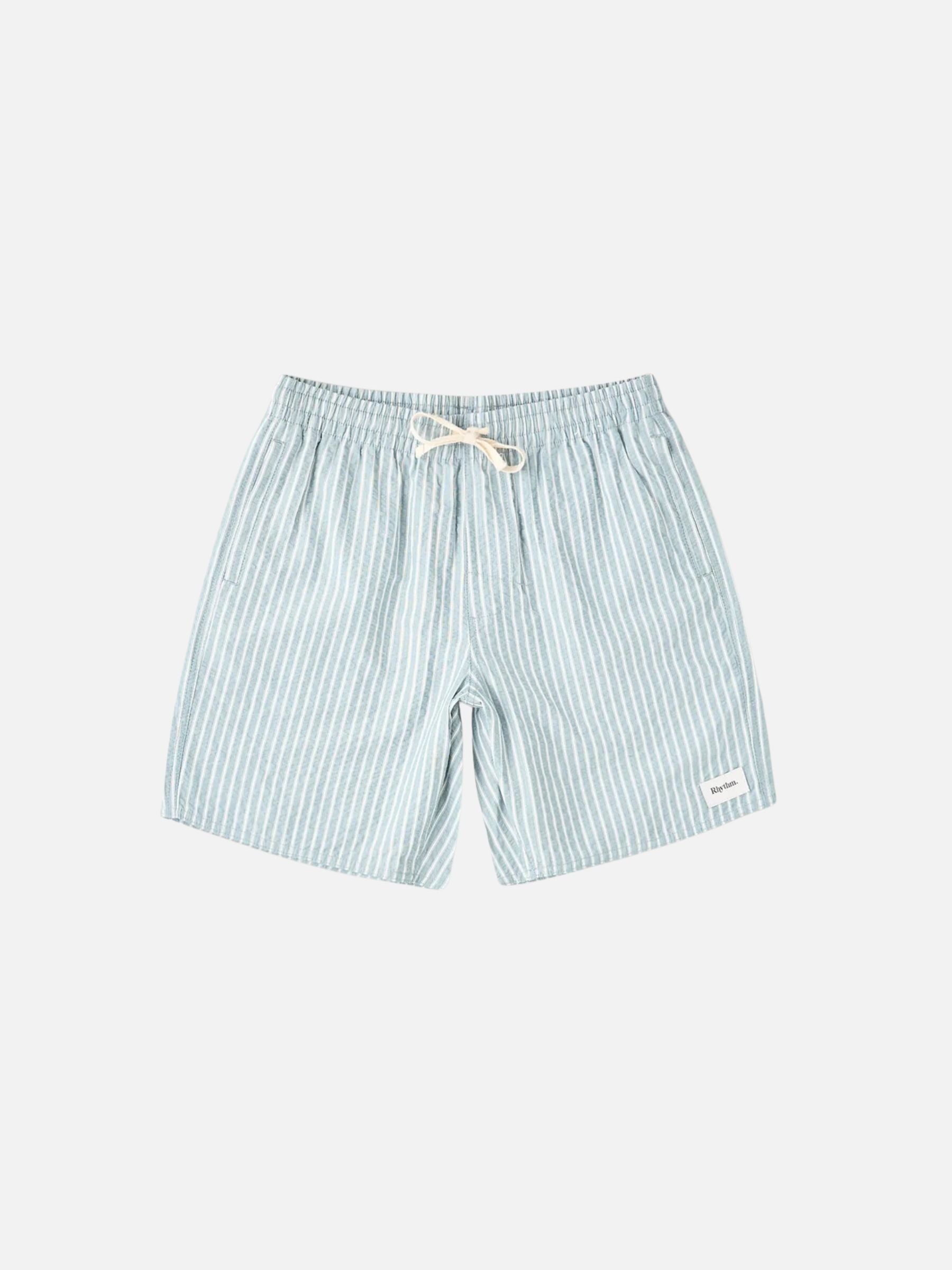 RHYTHM - Seersucker Stripe Jam Shorts - 