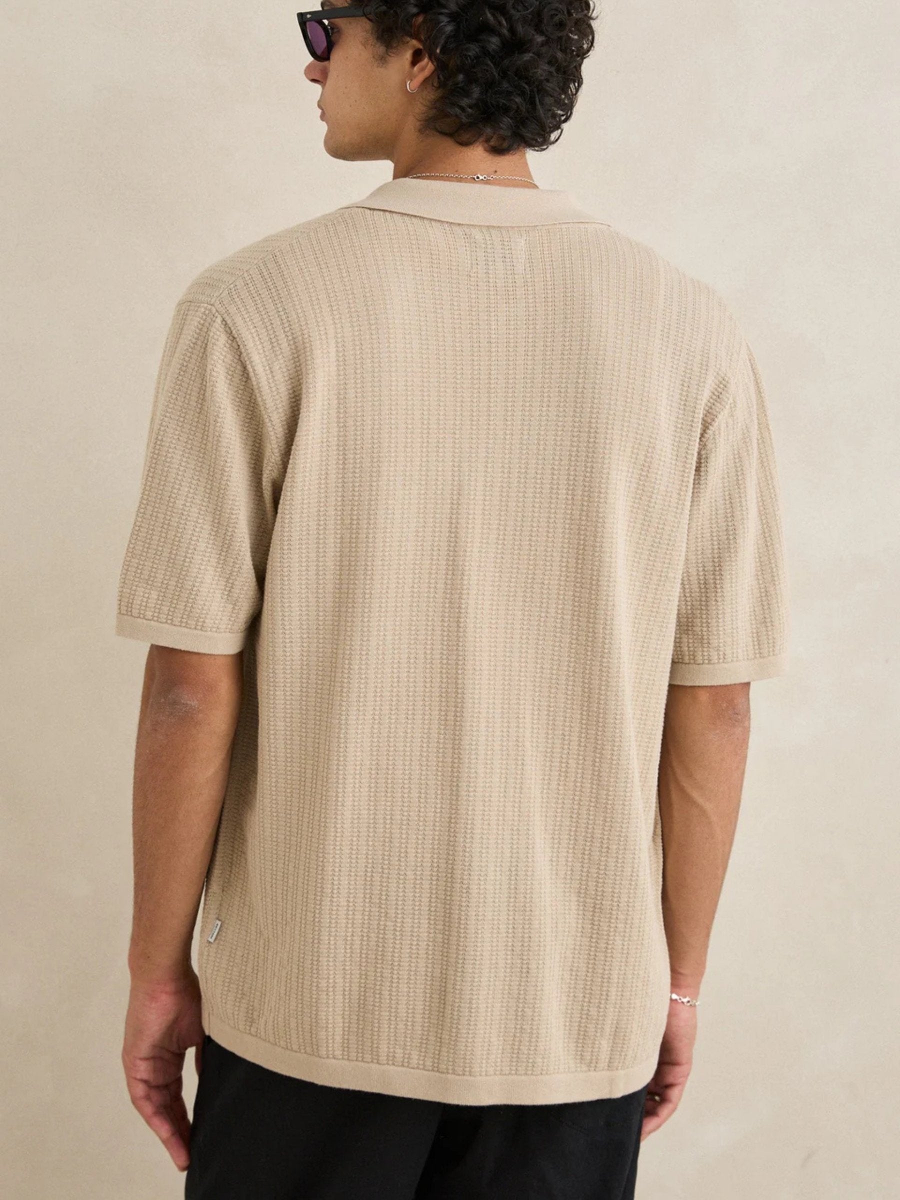 RHYTHM - Textured Knit Shirt - 