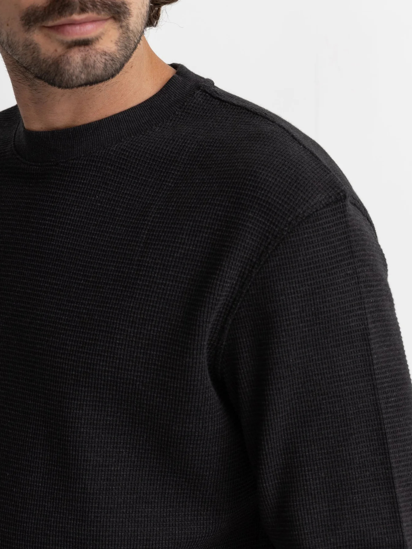 Classic Waffle Knit Longsleeve Shirt