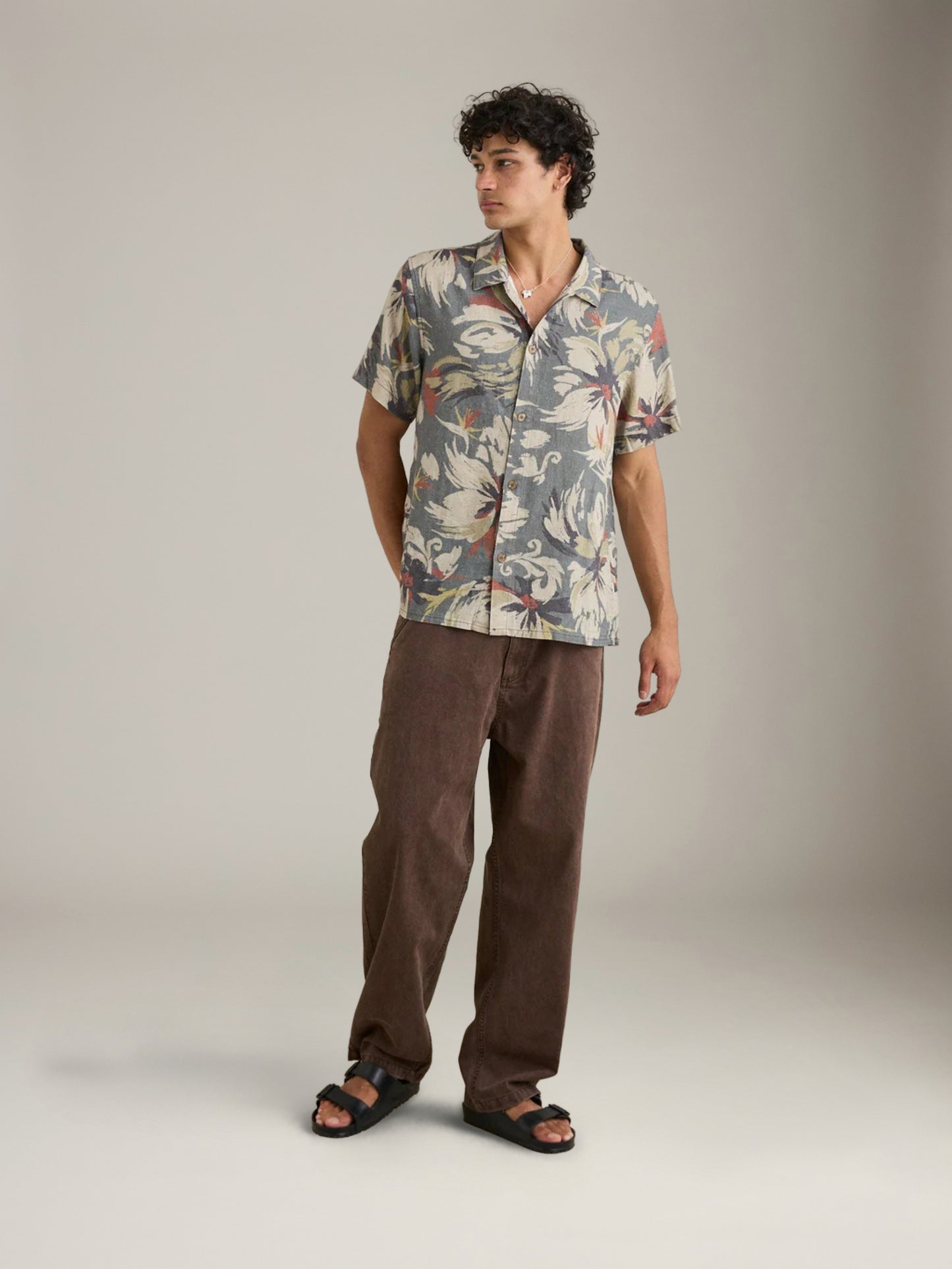 RHYTHM - Tropical Camo Shortsleeve Shirt - 