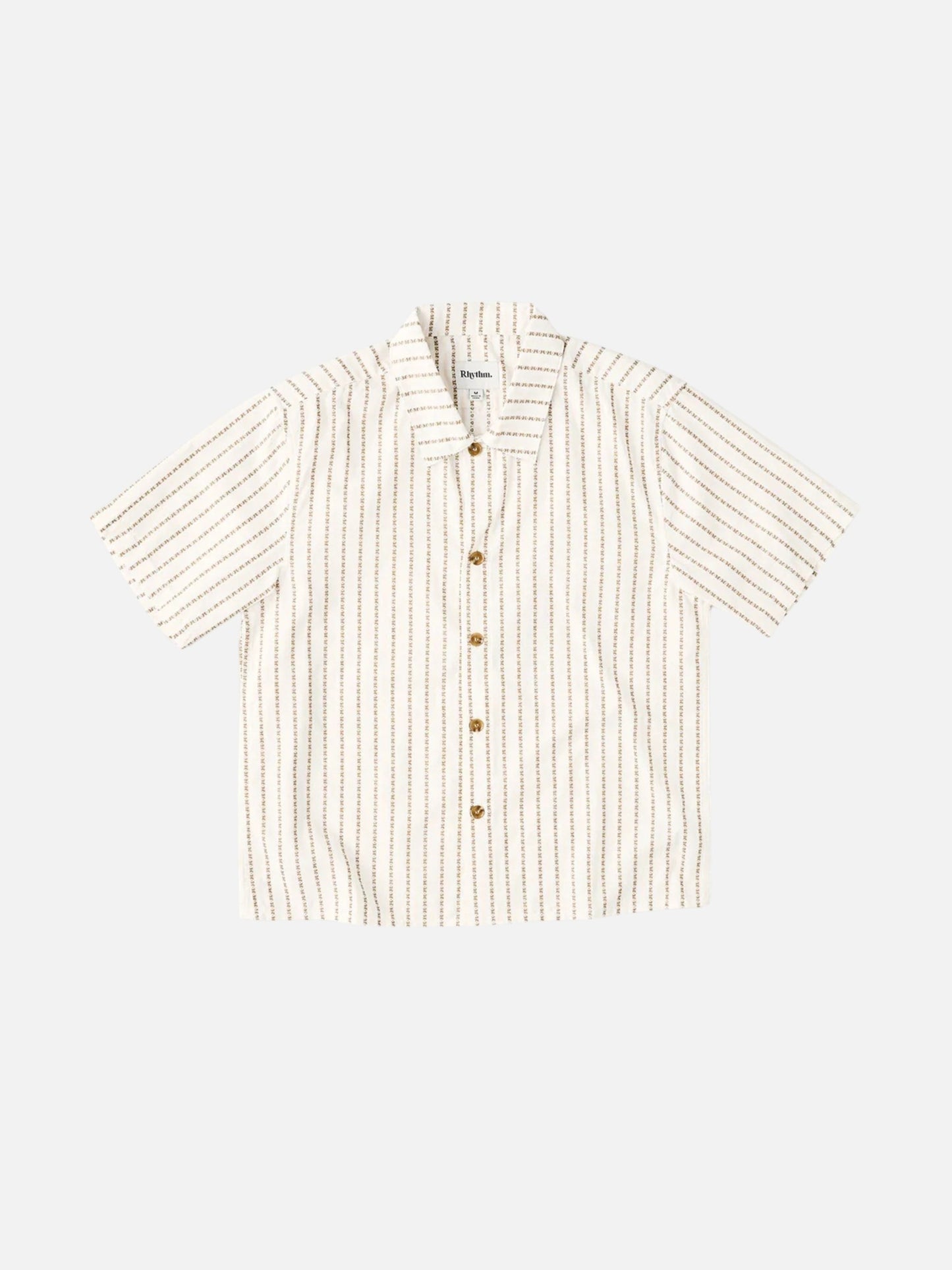RHYTHM - Vacation Stripe Crop Shortsleeve Shirt - 